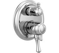 Delta robinet T27897 3 Cassidy traditionnel moniteur 17 Série Valve Trim avec 3-setting Intégré Inverseur, Chrome