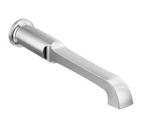 Delta Robinet Tetra Chrome à montage mural, robinet de baignoire chromé, robinet de baignoire autoportant, remplissage de baignoire Delta, Lumicoat Chrome T5789-PR-LHP-WL (valve et poignées non inclus