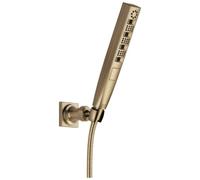 Delta Robinet Tetra H2Okinetic Douche à main avec tuyau, pommeau de douche doré, douchette à main, pommeau de douche amovible, Lumicoat Champagne Bronze 55140-CZ-PR