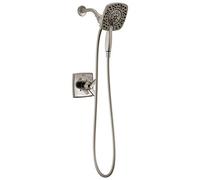 Delta T17264-RB-I Ashlyn 17 Series Kit de garniture de douche double fonction avec pommeau de douche 2 voies Touch Clean In2ition 2 en 1 avec tuyau, T17264-SS-I