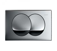 Delta20 Plaque de déclenchement double touche, Chrome brillant (115.100.21.5)