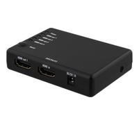 DELTACO 7051 HDMI Splitter, 1 x entrée, 4 x Sortie HDMI, 6,75 Gbit/s Noir