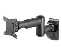 DELTACO ARM-0370 - Support mural pivotant, Convient à l'écran de 13 à 32 pouces - Noir