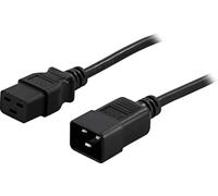 DELTACO Câble d'appareillage, masse, IEC320 C19 à C20, 16 A / 250 V, 3 m