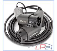 DELTACO CÂBLE DE CHARGE 5M ELECTRO ET HYBRIDE EV-3205 TRIPHASÉ TYPE 2 MODE 3 22K