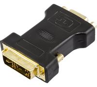 Deltaco DVI-4 changeur de genre de câble VGA Noir