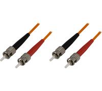 Deltaco FB-310 câble InfiniBand et à fibres optiques 10 m 2x ST Orange