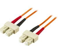 Deltaco FB-520 câble InfiniBand et à fibres optiques 20 m 2x SC Orange