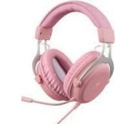 Deltaco GAM-030-P headphones/headset Wired Head-band Gaming USB Type-A Pink