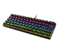 Deltaco GAM-075-DE clavier Jouer USB QWERTZ Allemand Noir