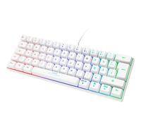 Deltaco GAM-075-W-DE keyboard Gaming USB QWERTZ German White