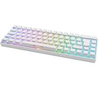 Deltaco GAM-100-W-DE Clavier Jouer USB + Bluetooth QWERTZ Allemand Blanc