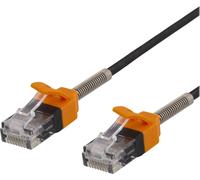 DELTACO GAMING Câble patch Cat6A, 10m, câble fin, noir