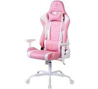DELTACO GAMING - PINK LINE - Fauteuil gaming, Base aluminium, Cuir PU rose, max 90kg