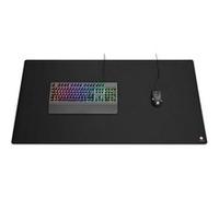 Deltaco Tapis de souris Gaming XXL – bords cousus, surface en tissu, ergonomique