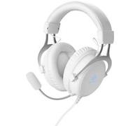 DELTACO GAMING GAM-030-W Gaming Micro-casque supra-auriculaire filaire Stereo blanc volume réglable, Mise en sourdine du microphone G