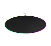 Deltaco Gaming GAM-138, Couleur unie, Noir, Polyester, Rond, 1100 mm, 110 cm
