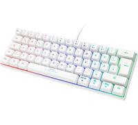 DELTACO GAMING mini clavier de jeu 60 %, blanc
