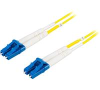 Deltaco LCLC-1S câble InfiniBand et à fibres optiques 1 m LC Orange