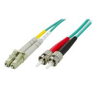Deltaco LCST-62 câble InfiniBand et à fibres optiques 2 m 2x LC 2x ST Bleu