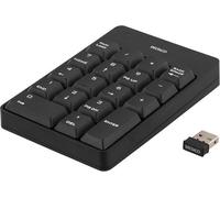 DELTACO Numpad Wireless 2,4 GHz USB - 10m - Noir