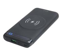 Deltaco PB-Q1003 banque d'alimentation électrique Lithium Polymère (LiPo) 10000 mAh Recharge sans fil Noir