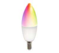 DELTACO SMART HOME ampoule LED, E14, WLAN, 5W, RGB, dimmable, blanc