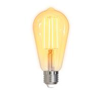 DELTACO SMART HOME FILAMENT ampoule LED, E27, WLAN, 5.5W, 1800K-6500K
