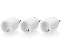 DELTACO Smart Home SH-P01-3P - Pack de 3 Prises connectées Wi-FI 2.4GHz 802.11b/g/n - Blanche