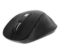 DELTACO Souris Ergonomique sans Fil Office - Clics Silencieux - 2400 DPI - Noir