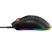 Deltaco Souris Gamer Ultralégère Rgb Personnalisable Et 7 Boutons Programmables Avec Logiciel, Souris De Jeu, 70G, Dpi/Ppp 400/800/1200/1600/3200/6400, Windows 7/8/10, Polling Rate[ZHUJ1315]