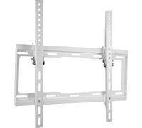 DELTACO Support mural, 32-55 ", 35 kg, inclinaison 14, VESA 75x75-400x400mm, blanc
