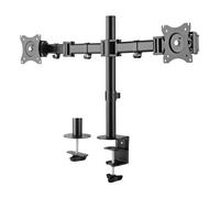Deltaco Twin support entièrement mobile, pour écrans LCD de 13-27 pouces, noir