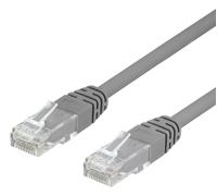 DELTACO U / UTP Câble patch Cat6, LSZH, 10 m, gris