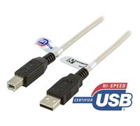 Microconnect USB 2.0 A-B 1m M-M câble USB A USB B Blanc