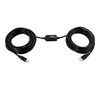 Deltaco USB-EX10MB câble USB USB 2.0 10 m USB A USB B Noir