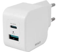 Deltaco USBC-AC150 Chargeur d'appareil mobile Universal WhiteCurrent alterna Fast Charging Indoor