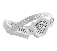 DELTAHUB Carpio G2.0 Repose-poignet ergonomique pour droitier avec bande en silicone, soulage l'hyperextension, la fatigue et les douleurs au poignet, glisse facilement - Large/Blanc