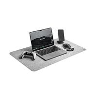 DELTAHUB - Sous-main de bureau minimaliste en feutre, anti-rayure, antidérapant, facile à nettoyer, glisse facile, durable, design élégant, confortable, résistant, sous-main, PC, Mac, ordinateur