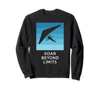 Deltaplane Delta Wing Pilot Free Flight Soaring Adventure Sweatshirt