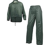 DELTAPLUS 10678 Ensemble Pluie Veste Pantalon, Vert, L