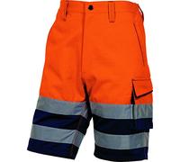 Deltaplus - Bermuda Panostyle Coton Polyester Fluo Jaune Taille S