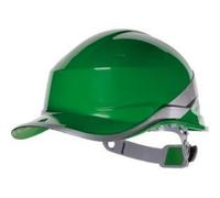 DeltaPlus Diamond V Casquette de base-ball avec bandes réfléchissantes, vert, taglia unica