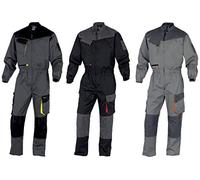 Deltaplus DMCOMGO3X D-Mach Combinaison de travail en polyester et coton, gris/orange, taille 3XL