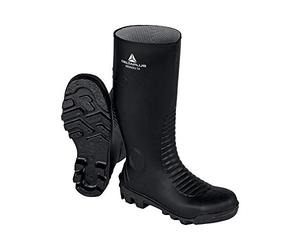 DELTAPLUS Homme Bottes de sécurité et d'incendie, Noir, 40 EU