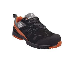 DELTAPLUS x, Chaussures Crosta Saga Unisexe-Adulte, Noir Orange, 40 EU, Noir et Orange., 40 EU