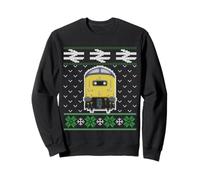Deltic Class 55 Christmas Train Locomotive British UK Rail Sweatshirt