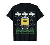 Deltic Class 55 Christmas Train Locomotive British UK Rail T-Shirt