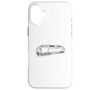 Deltic Locomotive Classe 55 Train British Railways Rail Coque pour iPhone 16 Plus