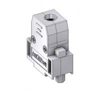Deltron Connectors CTLM09RUN4 Capot SUB-D Nombre de pôles (num): 9 plastique, métallisé 180 ° métal 1 pc(s)
